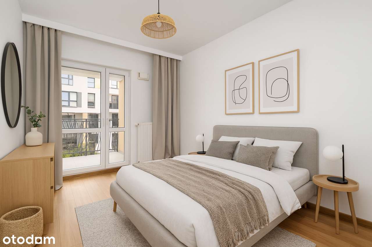 Miejsce postojowe w garażu i komórka | Dwa balkony | Osobna kuchnia-0