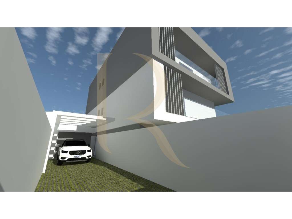 Moradia Geminada T3+1 nova com piscina e garagem no Pinhal do General-13