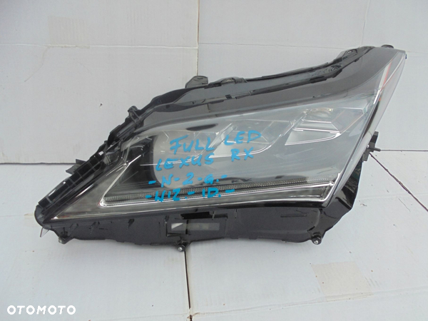 FULL LED LEWY LAMPA LEXUS RX IV 4 200T 450H 15-19 - 2