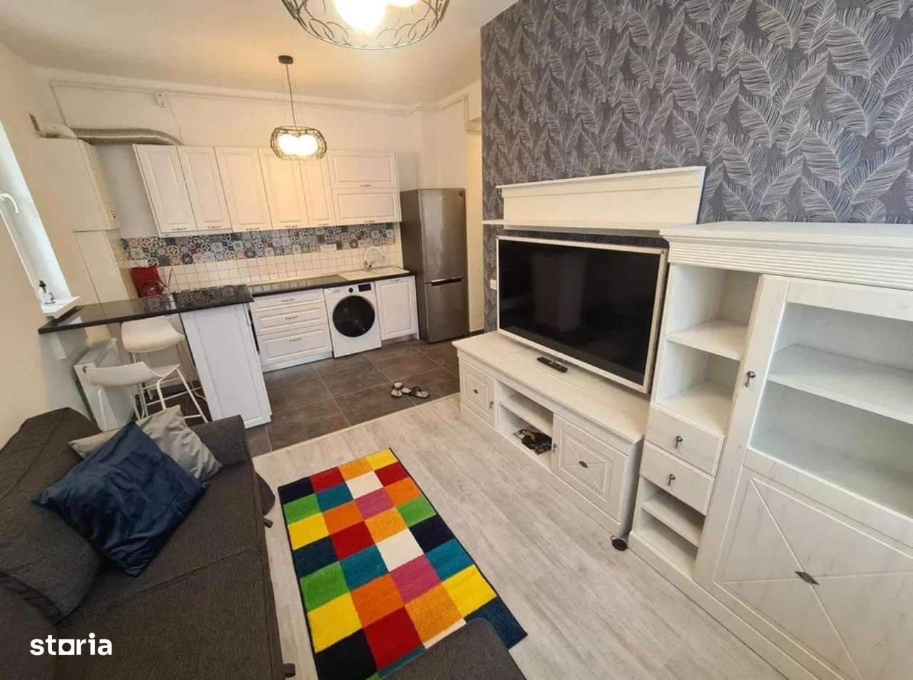 Apartament tip studio- Mobilat si utilat- Comision 0- Etaj Intermediar - Imagine principală: 1/8