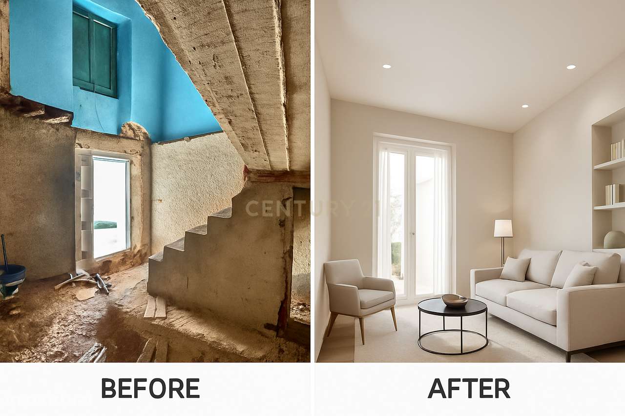 Moradia com Grande Potencial no Centro de Lagoa no Algarve. - Grande imagem: 5/16