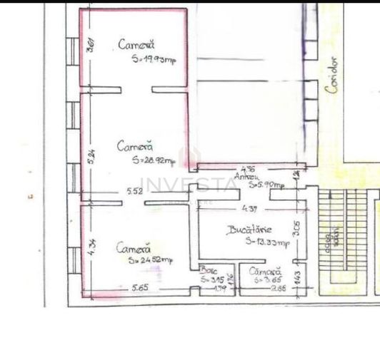 Apartament/ 98 mp utili/Strada Universitatii!-1