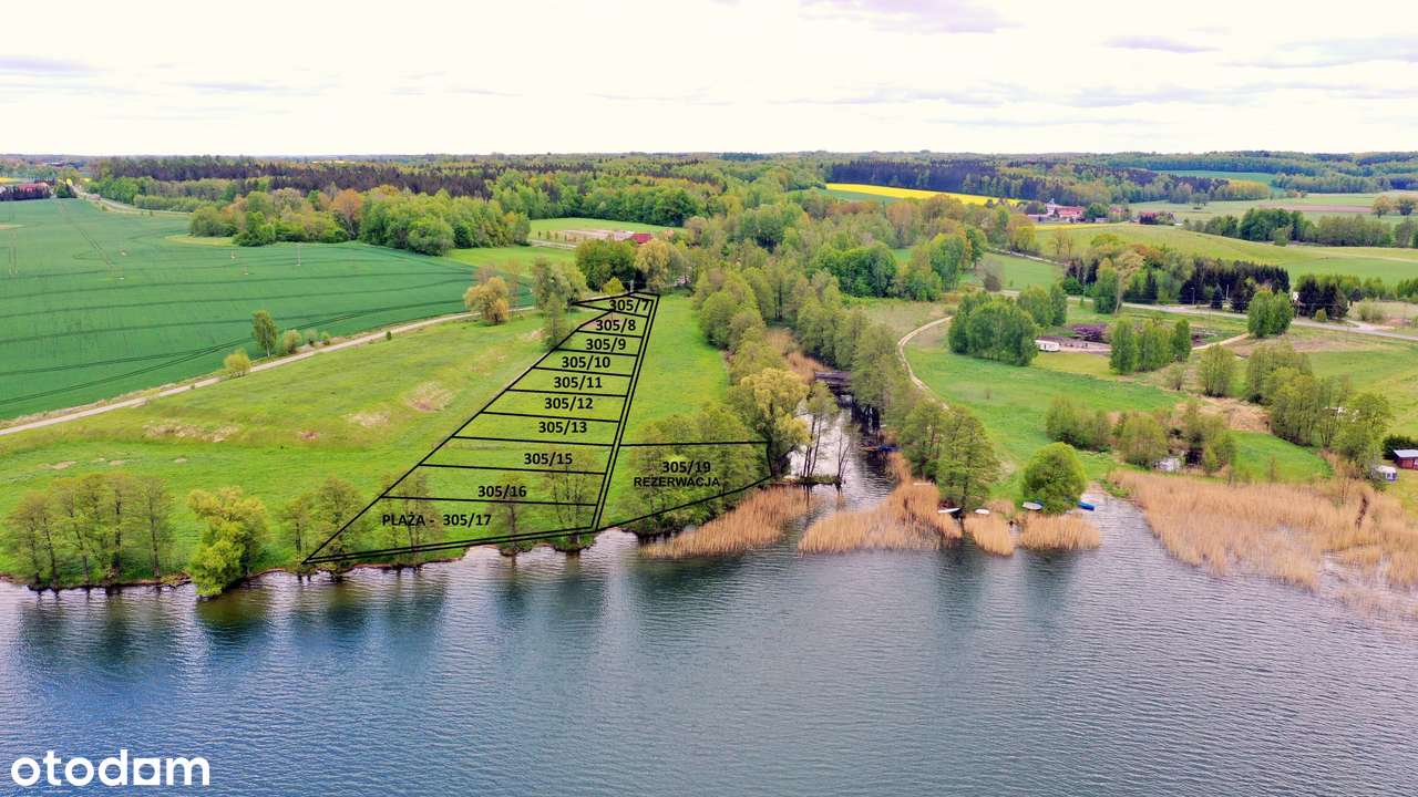 Kompleks pięknych działek nad Jeziorem Rydzówka.-0