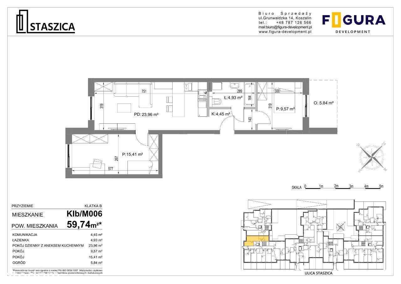 Staszica-nowe, 3pokojowe z ogródkiem - Pełny obrazek: 2/12