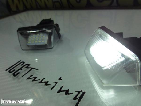 Suporte De Lâmpada De Matrícula Com Led Branco Para Peugeot 206, 206+, 207, 407, 406, 306, 307, 308, Partner B9/M49/M59 3/5-drs, 406 4/5-drs, 407 4/5-drs, 5008 5-drs MPV, Citroen C3, C3 Picasso, C4 Picasso, C5 Ⅱ, C6, Berlingo, SAXO, XSARA, XSARA Ⅱ, XSARA Picasso. - 15