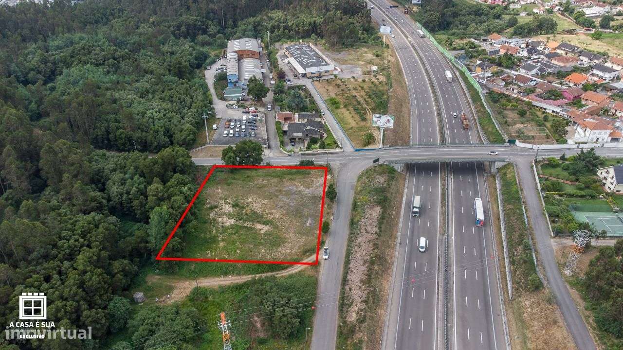Terreno entre São João de Ver e Rio Meão com 3.660m2 - Exclusivo - Grande imagem: 2/15