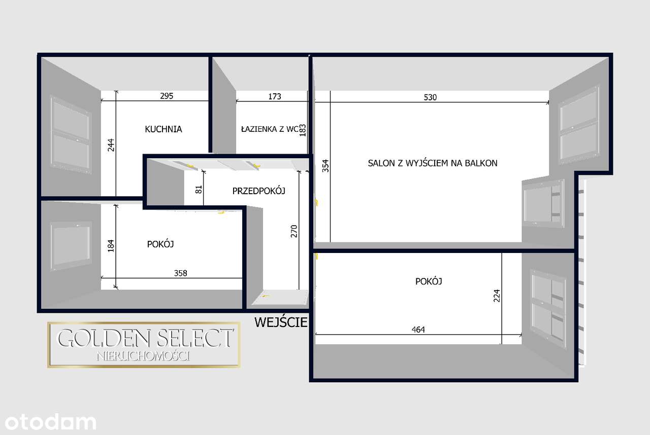 Osiedle XXV-Lecia | 3 pokoje | 3 piętro | Centrum | Balkon | Nowe okna-18