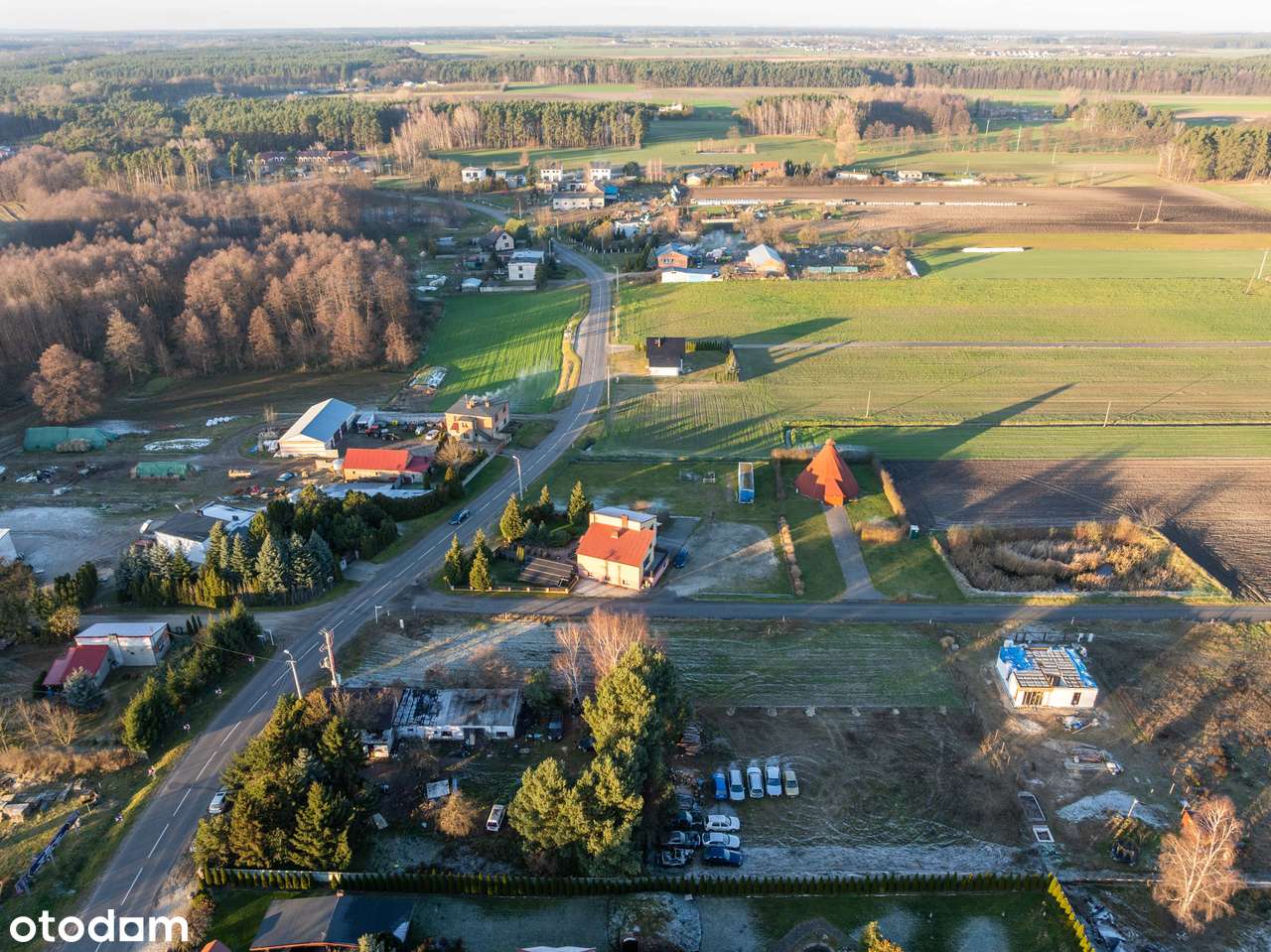 Działka Czmoniec | niedaleko lasu | pozwolenie na budowę| media| cisza - Pełny obrazek: 4/9