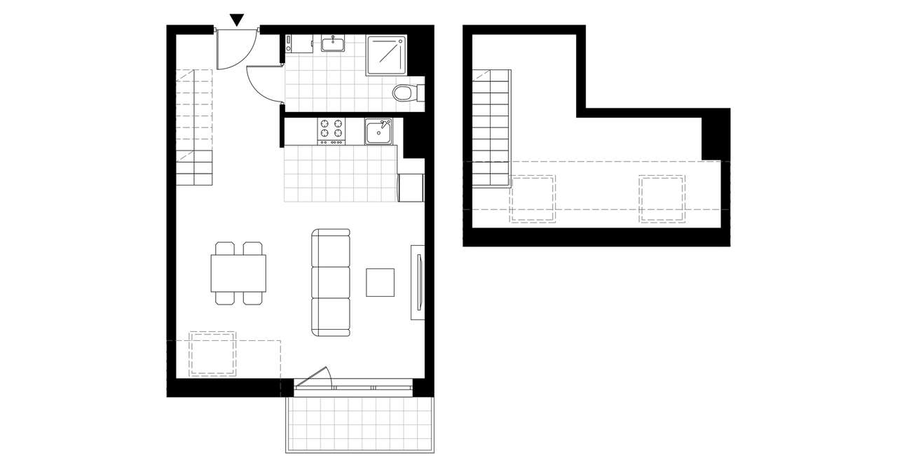 Ogrody centrum 2 | mieszkanie 1-pok. | B.3.35 - Pełny obrazek: 4/9