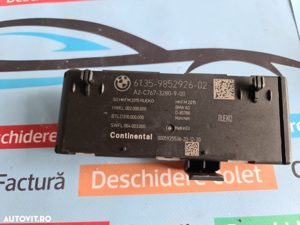 Modul calculator inchidere portbagaj BMW X1 F48 X2 F39 cod 9852926 - 1