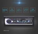 AUTO RADIO 1DIN BLUETOOTH MP3 USB SD AUX - 1