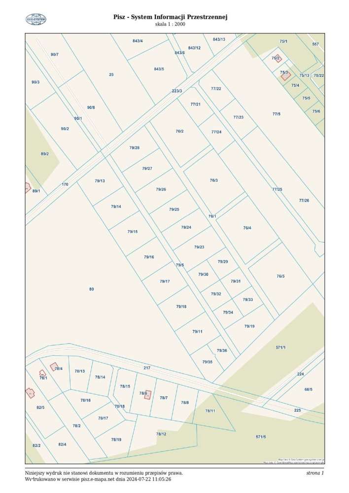 Działka rekreacyjna 300 m od Jeziora-3