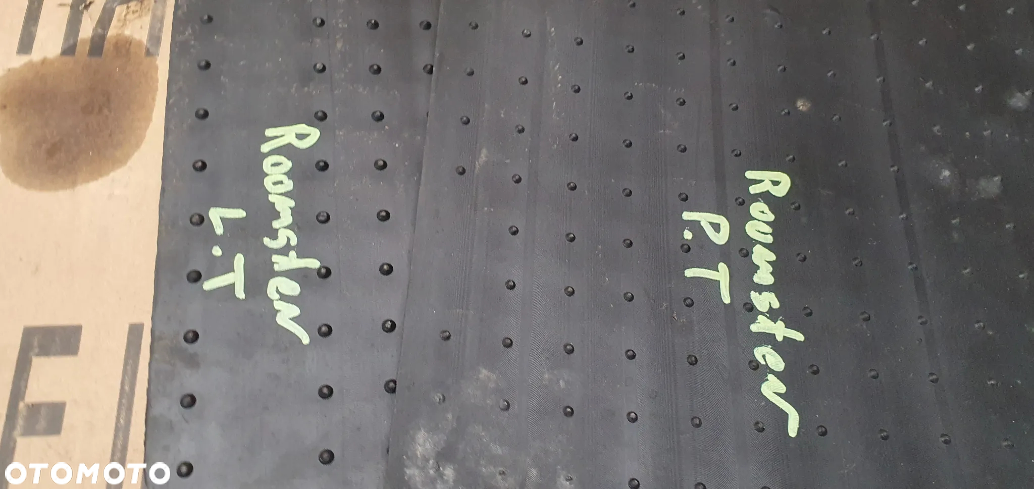 Dywaniki wycieraczki wykładziny gumowe tył tylne Skoda Roomster - 6