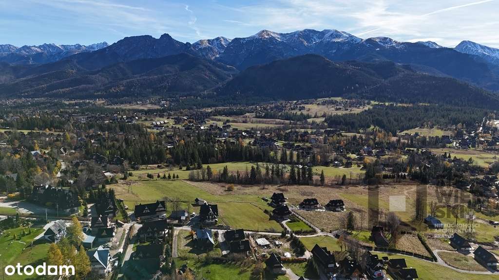 Działka z poz.na budowę, widok na panoramę Tatr-5