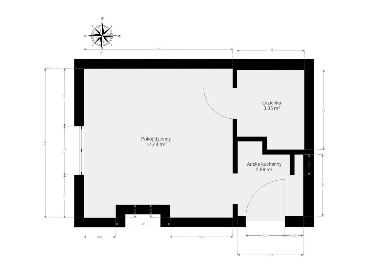 Najtańsze M w kamienicy na filtrach!-13