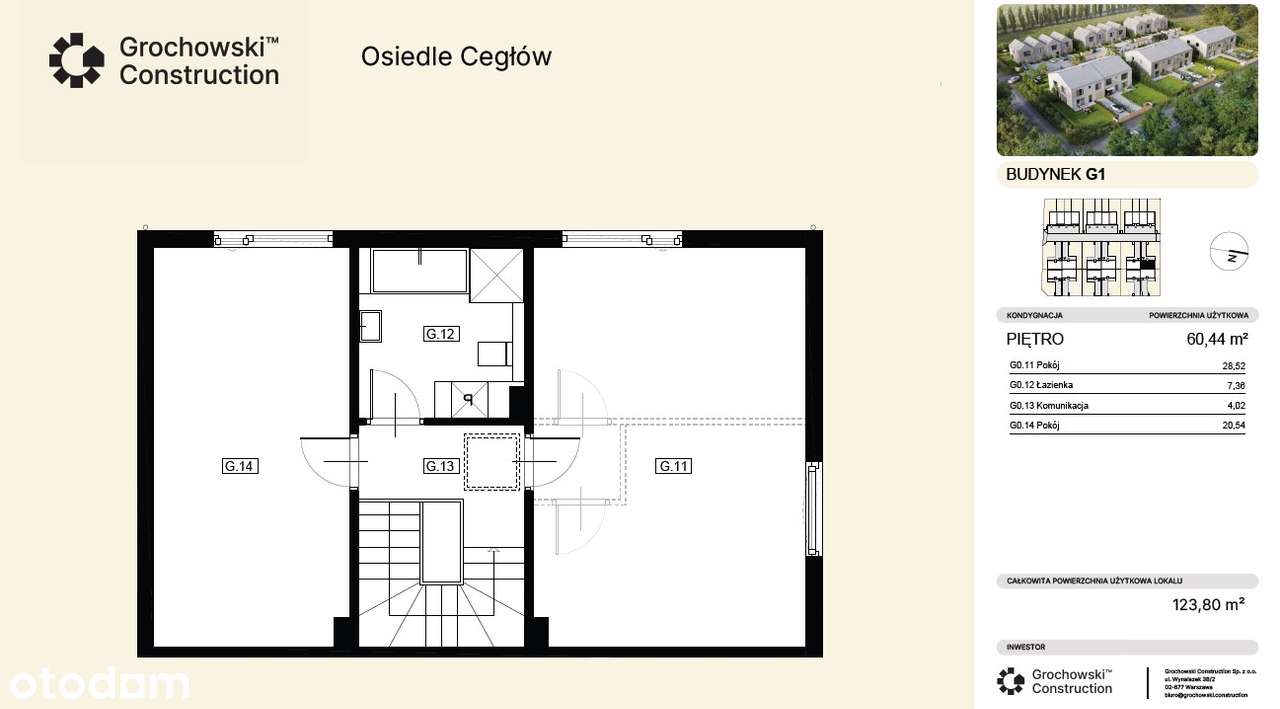 Dom z garażem, 4pok. 123m2, ogródek 336m2 Promocja ! - Pełny obrazek: 5/5