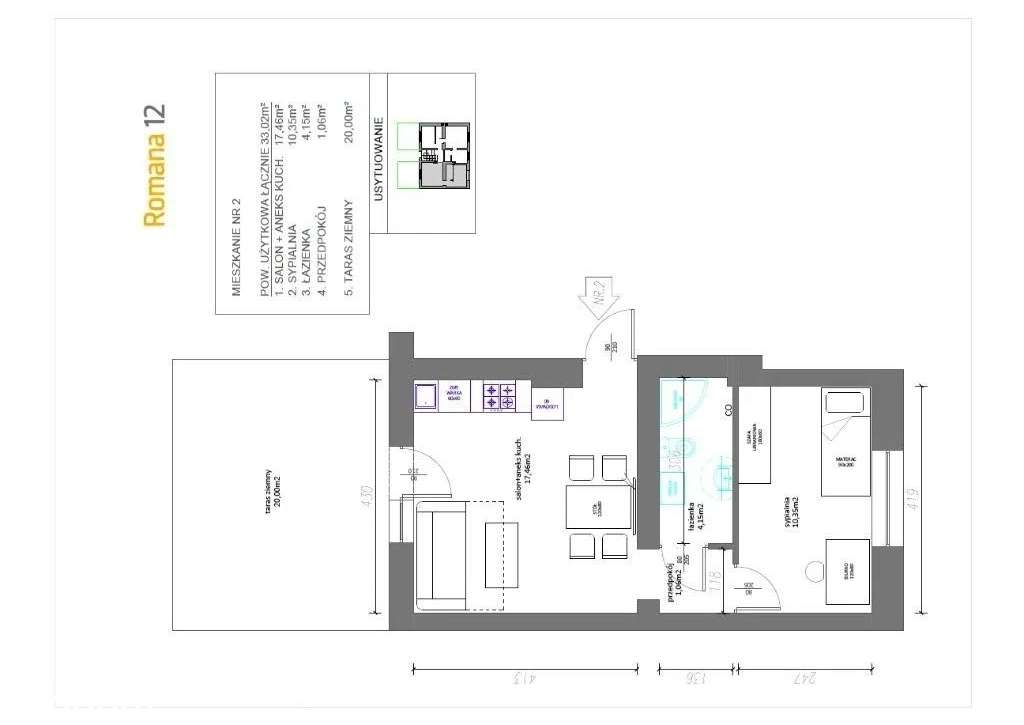 REZERWACJA Romana 12 - M2, ogródek, odświeżone-6