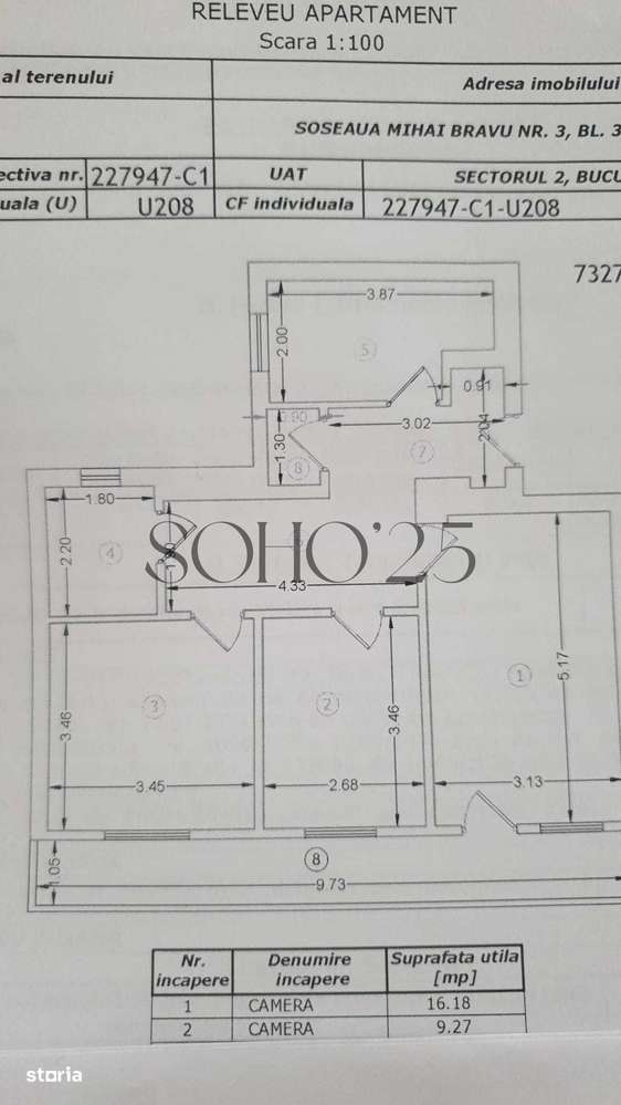 Apartament 3 camere | Metrou Obor – 30 sec | 73 mp | Renovat complet-6