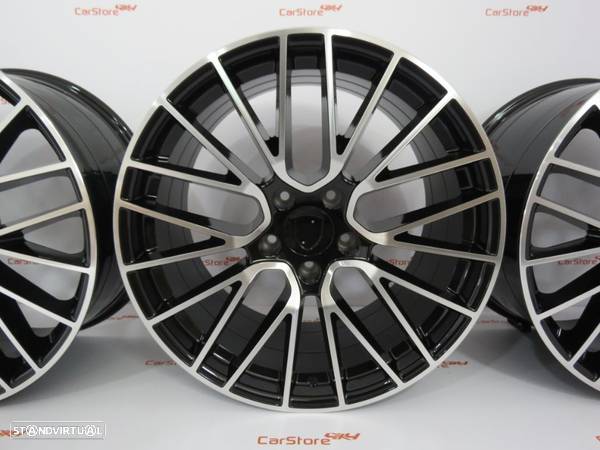 Jantes Look Porsche Panamera Turbo S E-Hybrid 21 5x130 Pretas - 1