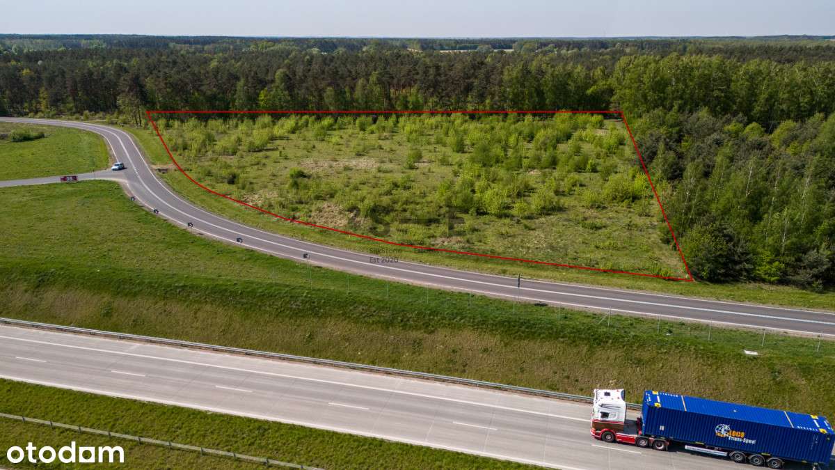Działka budowlana przy S7*wz na budynek usługowy-10