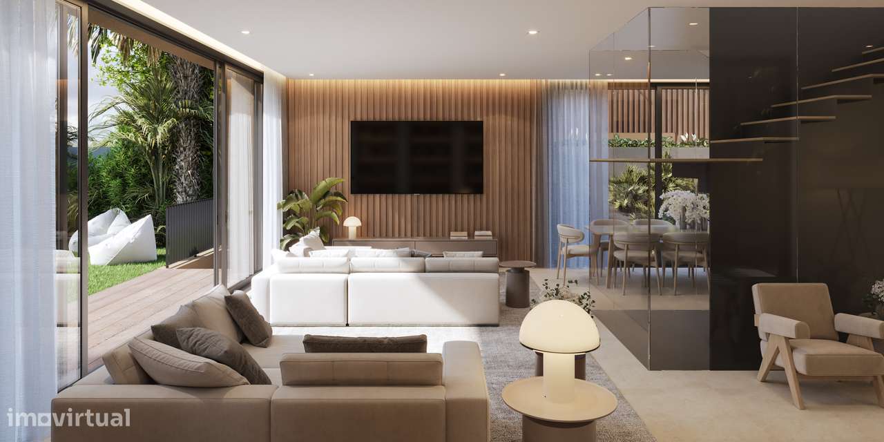 Moradia T4 com piscina, garagem e vista jardim e serra-25