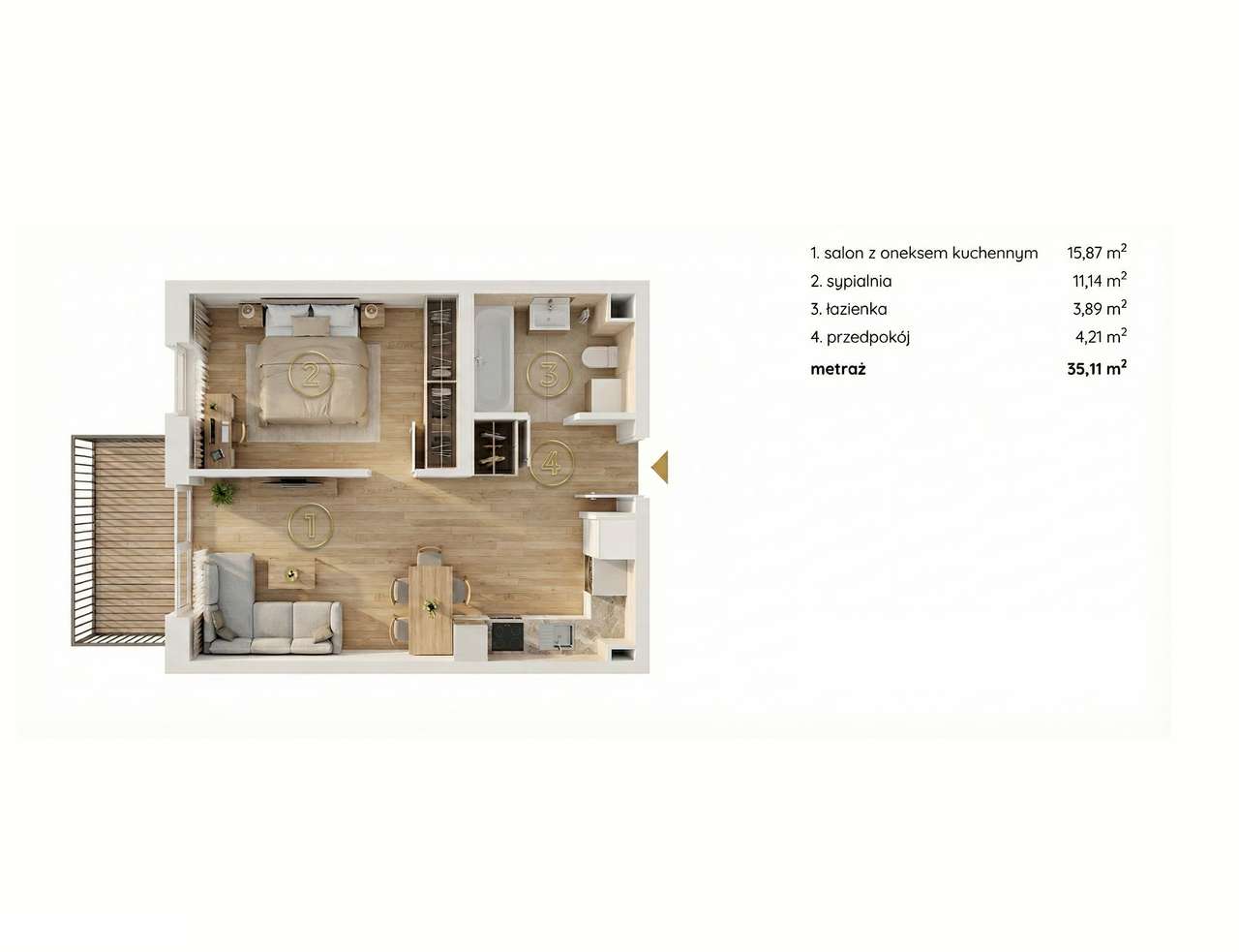 2 pok 35m2 | kilkaset innych mieszkań w ofercie - zadzwoń |  Дзвоніть! - Pełny obrazek: 4/4