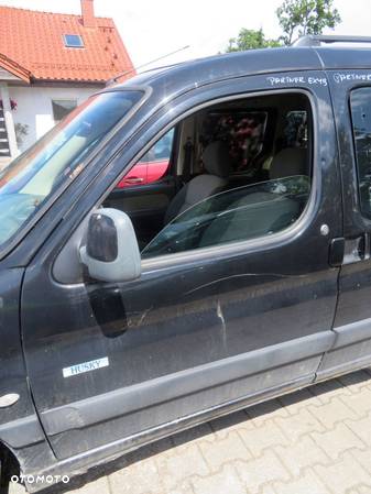 DRZWI PRZEDNIE LEWE PARTNER I LIFT II M59 EXYB  CZARNY PEUGEOT 2002-2008 - 1