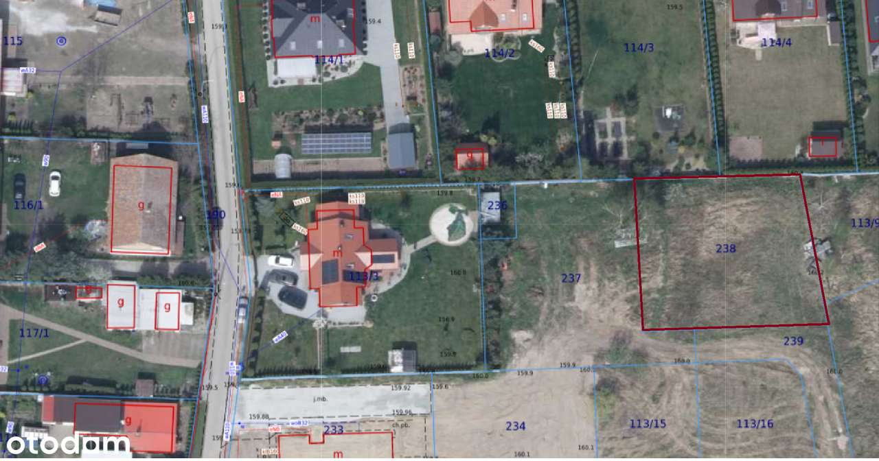 Działka budowlane  804 m² Bogusławice, super cena i lokalizacja! - Pełny obrazek: 5/6