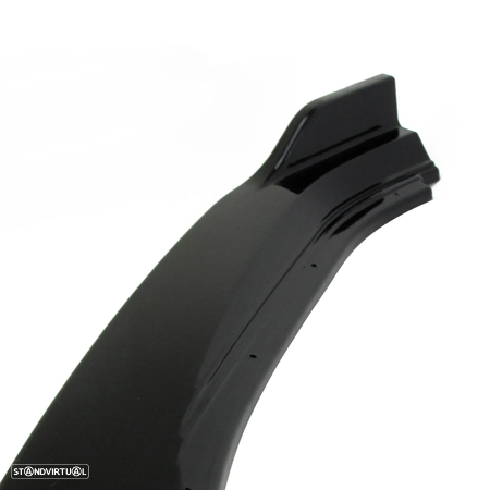 Difusor / Lip / spoiler frontal para VW Golf 7 2012 - 2019 preto piano brilhante em plástico ABS (para-choques standard) - 6