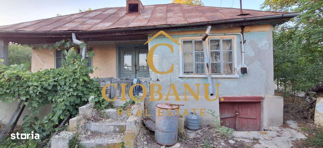 Teren cu casa batraneasca de vanzare in comuna Jugureni judet Prahova-1