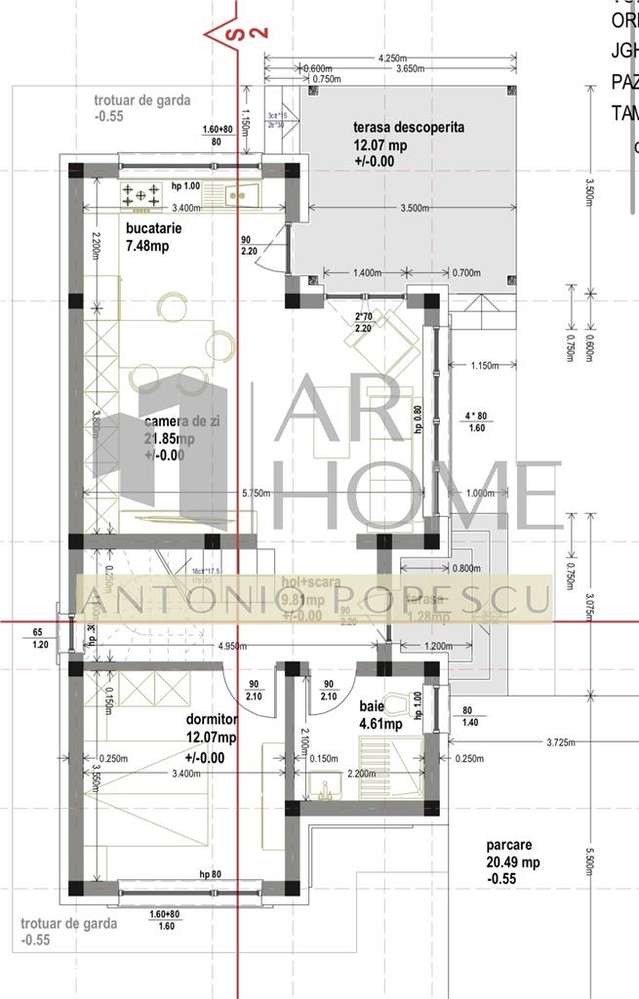 Teren cu autorizatie constructie si proiect casa, Ploiesti, zona Trans - Imagine principală: 5/9