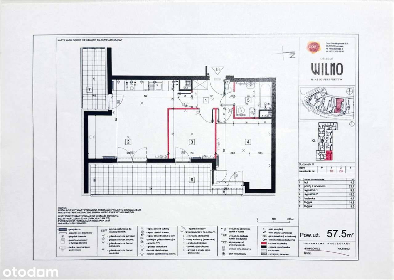 Przestronne dla Rodziny | ul. Ponarska |Osiedle WilnoI 2 Loggie I-16