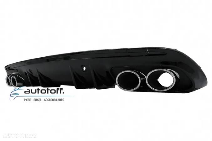 Bara fata cu Grila Centrala si Difuzor bara spate Mercedes C-Class W205 S205 (14-18) C63 Design - 8