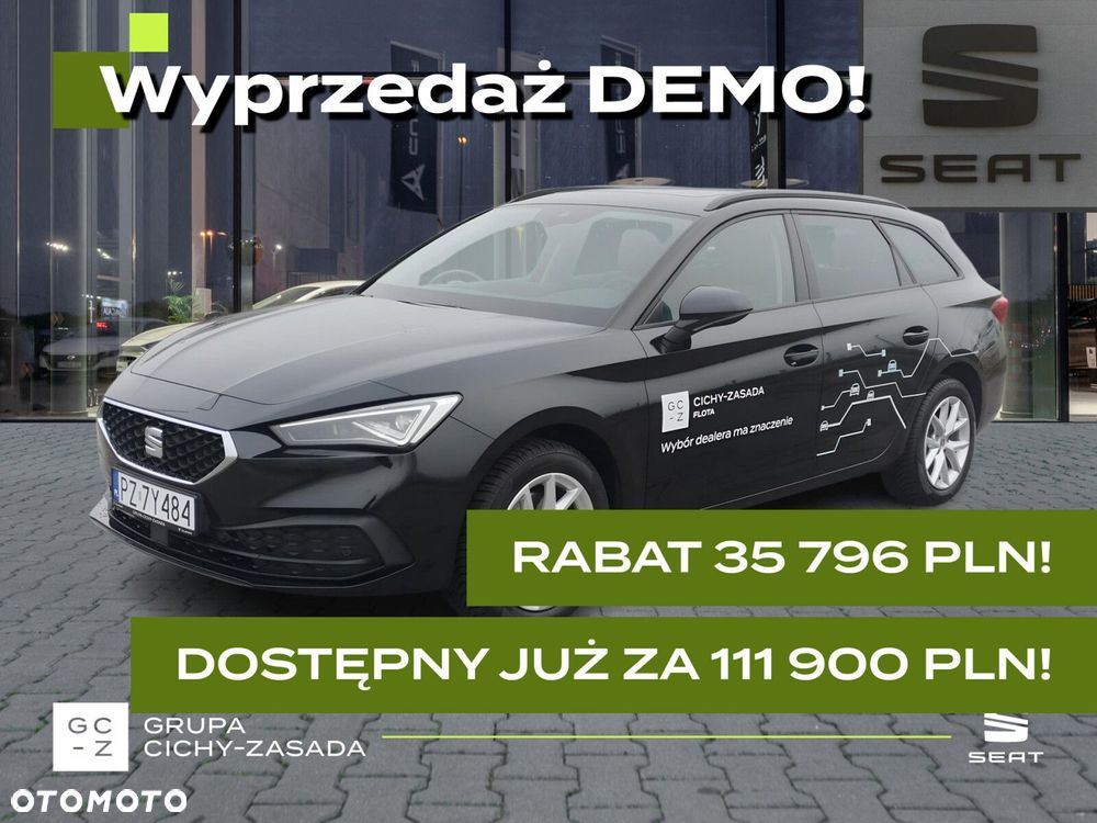 SEAT Leon-sportstourer 1.5 eTSI 115 KM 7-biegowa automatyczna - DSG, RABAT, DEMO OD RĘKI!