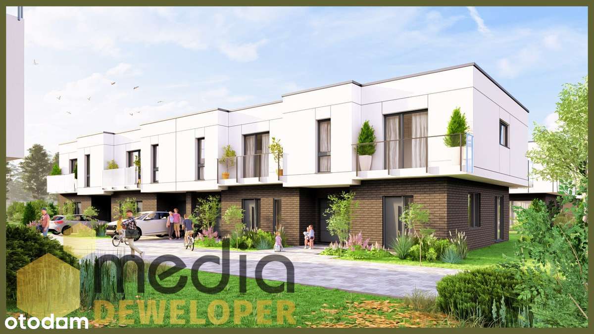 Rodzinny dom szeregowy 114m² 6A | Garaż i ogród | Zarezerwuj już dziś! - Pełny obrazek: 3/12