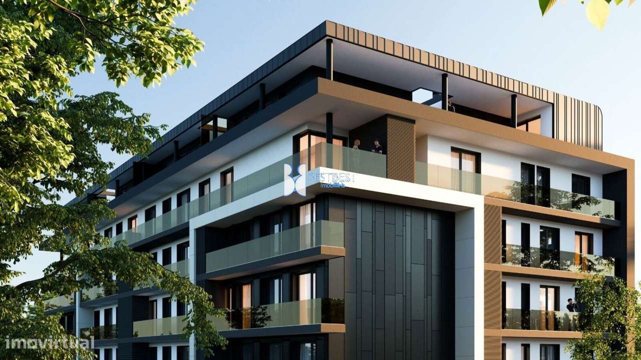 EXCELENTE APARTAMENTO T1 DE LUXO, NOVO, JUNTO AO CENTRO DE BARCELOS - Grande imagem: 4/15