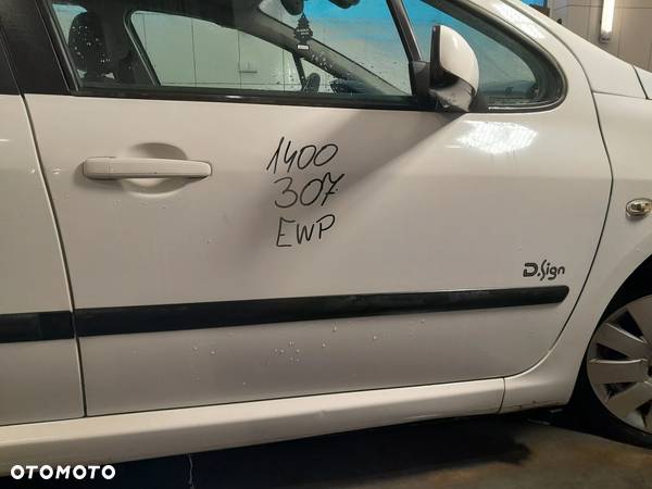 PEUGEOT 307 LIFT DRZWI LEWE PRZEDNIE LEWY PRZÓD KOLOR: EWP - 1