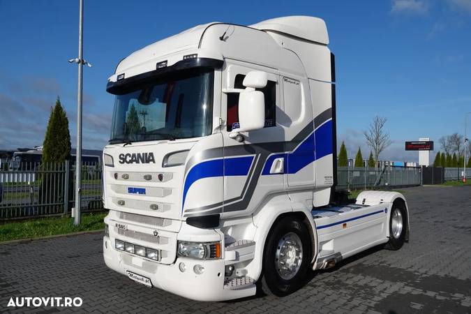 Scania R580 / V8 / RETARDER / PIELE / JANTE ALIE / I-PARK COOL / EURO 6 - 6