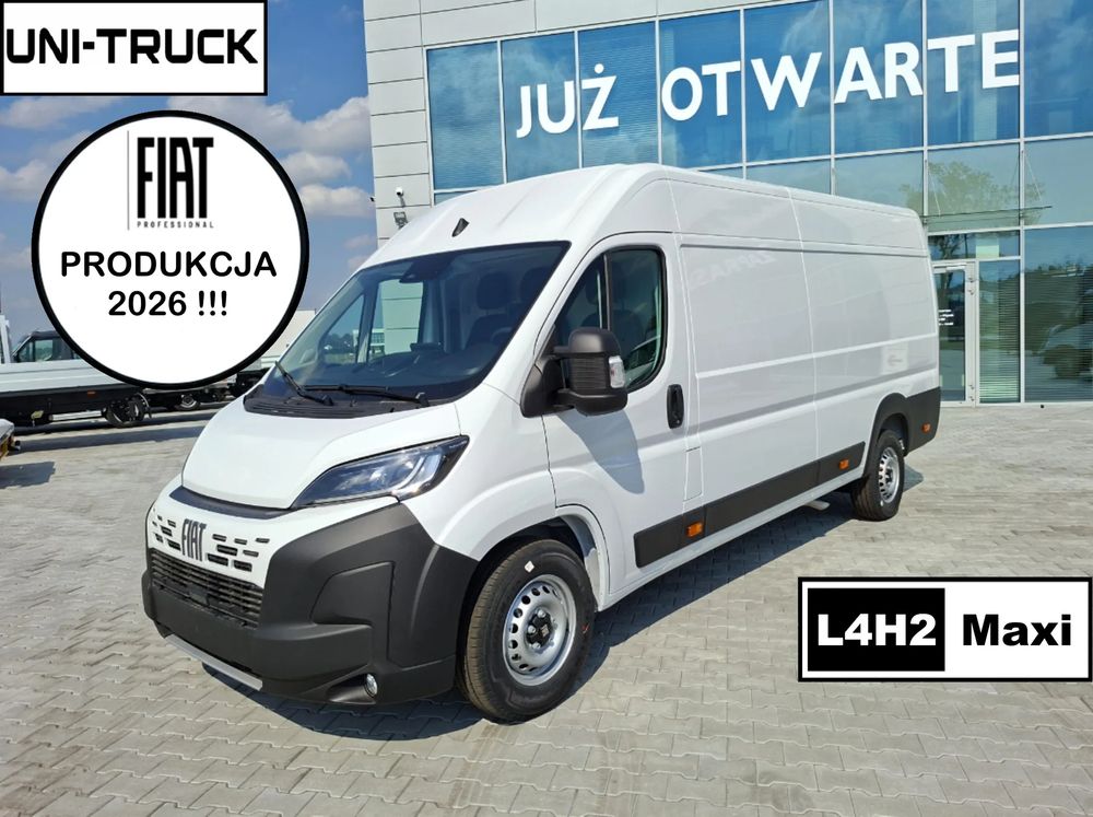 Fiat Ducato furgon L4H2, BOGATE WYPOSAŻENIE, dostępny od ręki, GWARANCJA 4 LATA !!!