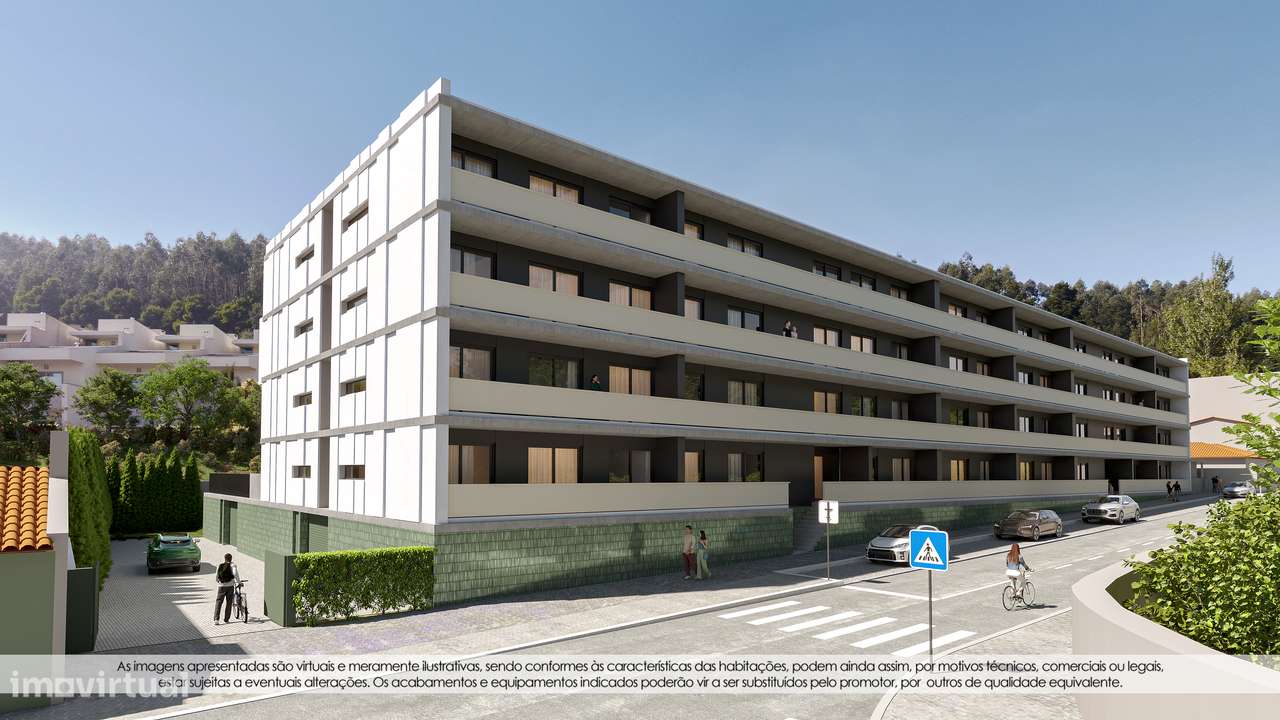 Apartamento T2 em construção, varanda e garagem - Carvalhos Village-8