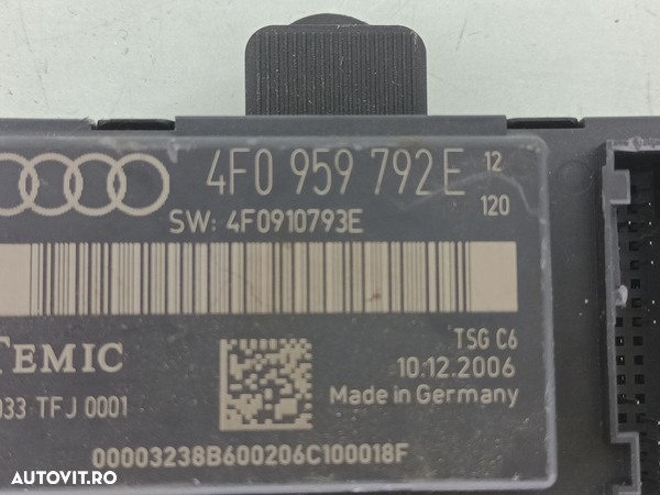 Modul usa dreapta fata Audi A6 C6 2.7 TDI BPP 2004-2008  4F0959792E - 2