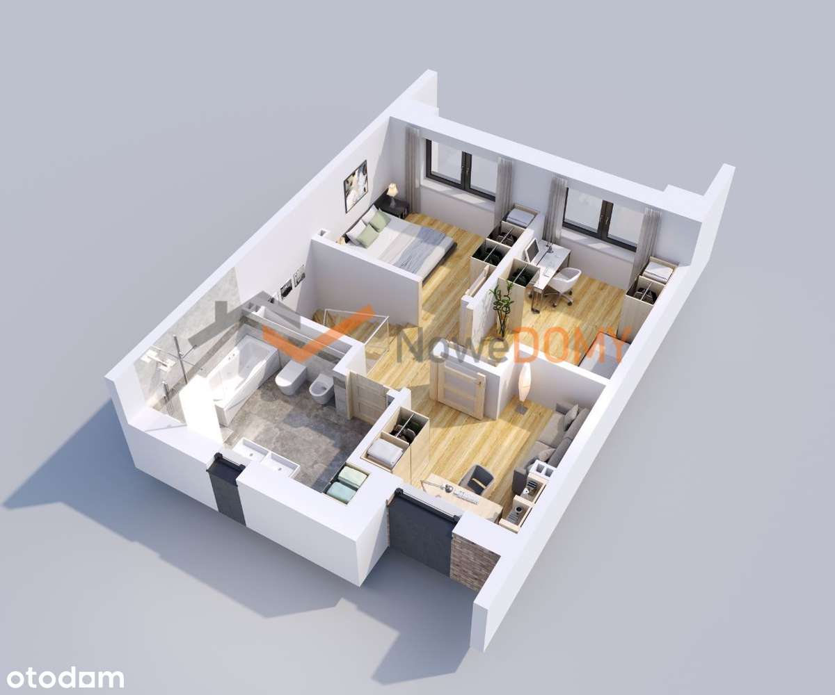 GOTOWY DO ODBIORU Segment Środkowy 87,9m2 0% prow.-11