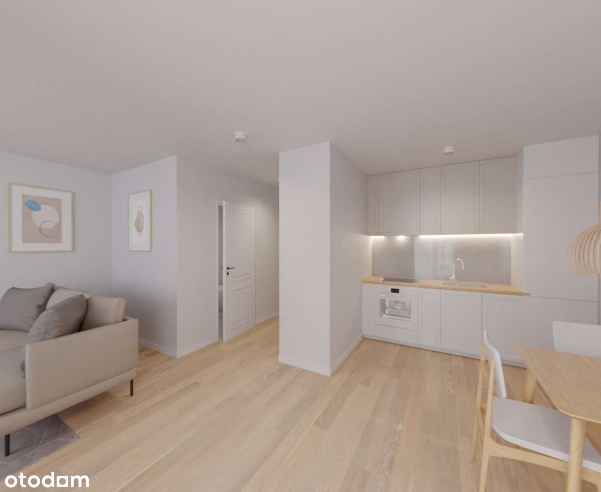 1-pokojowe mieszkanie 34,42 m2 + ogródek - Pełny obrazek: 2/10