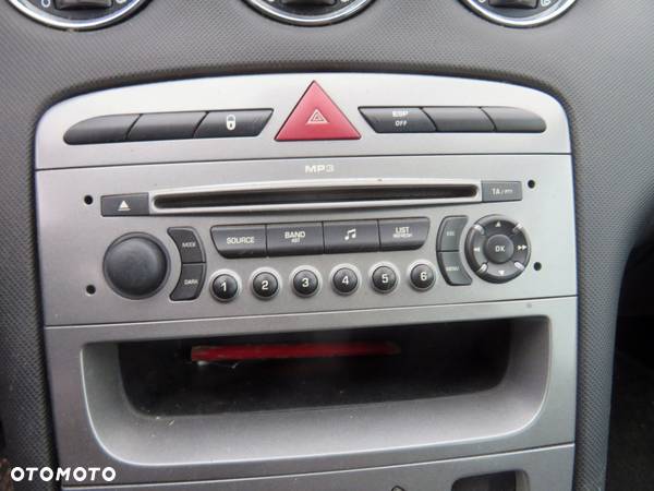 RADIO FABRYCZNE CD 308 I T7 RD4 MP3 PEUGEOT 2007-2011 - 1