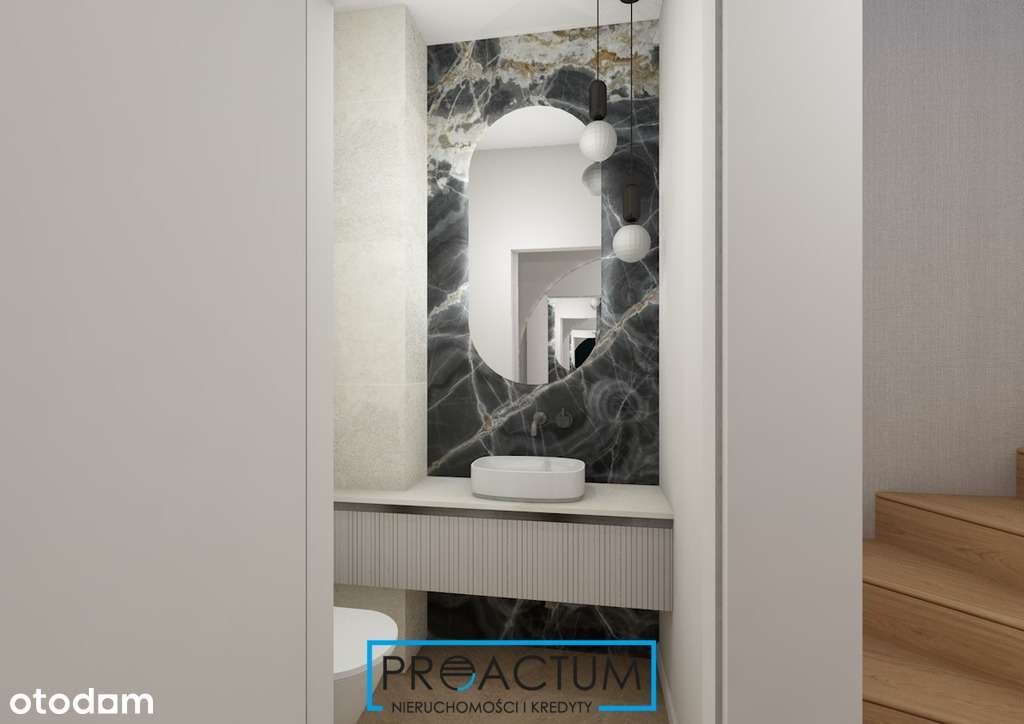 Nowoczesny dom szeregowy z ogródkiem i garażem-10