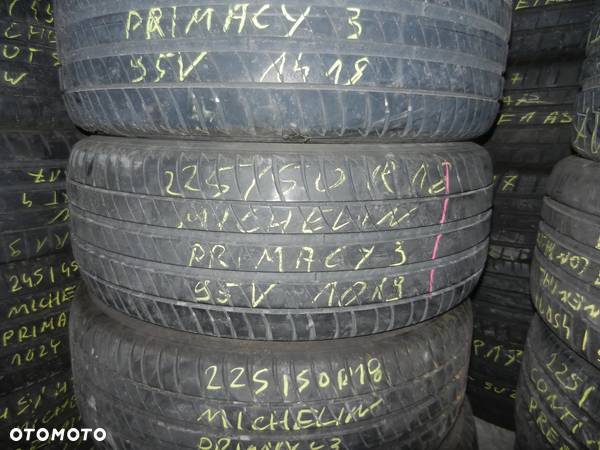 Opony 225/50r18 michelin primacy 3 5,5mm lato komplet - 2