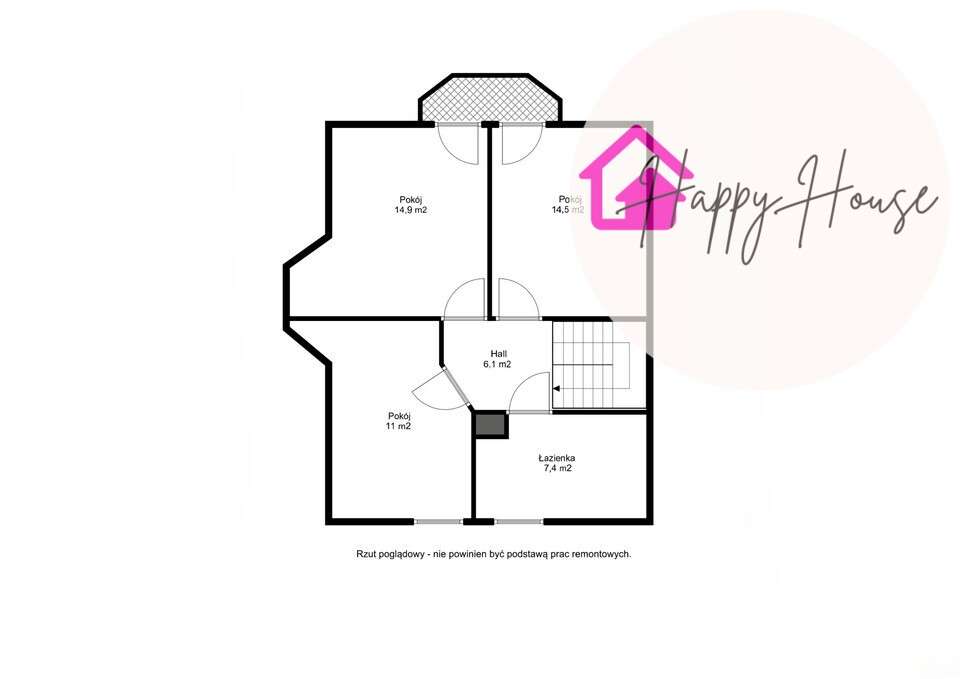 Nowoczesny dom, z działką 1219 m2, 4 pokoje-17