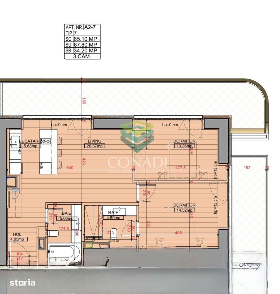 Apartament 3 Camere | ONE High District | Floreasca | TVA inclus-7