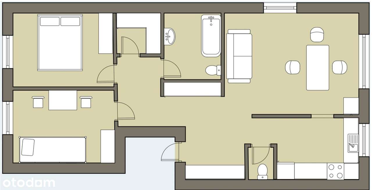 3-pokoje, Eko Park, Chodkiewicza, Pole Mokotowskie-11
