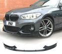 SPOILER LIP PARA BMW F20 F21 LCI 15-19 M PERFORMANCE PRETO MATE - 1